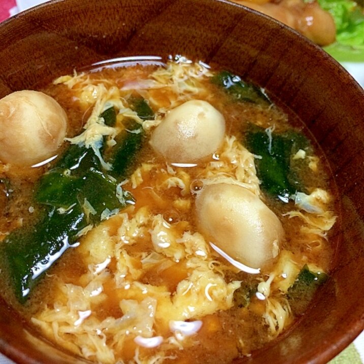 初心者でも簡単 ふんわりかき玉味噌汁